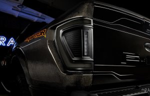 Ford F-150 LED Tail Lights - Rear - ORACLE Lighting - Black Series Flush Style - Black - `21-`24
